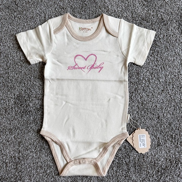 NWT Baby Girl 3 piece lot, organic cotton - Picture 11 of 14